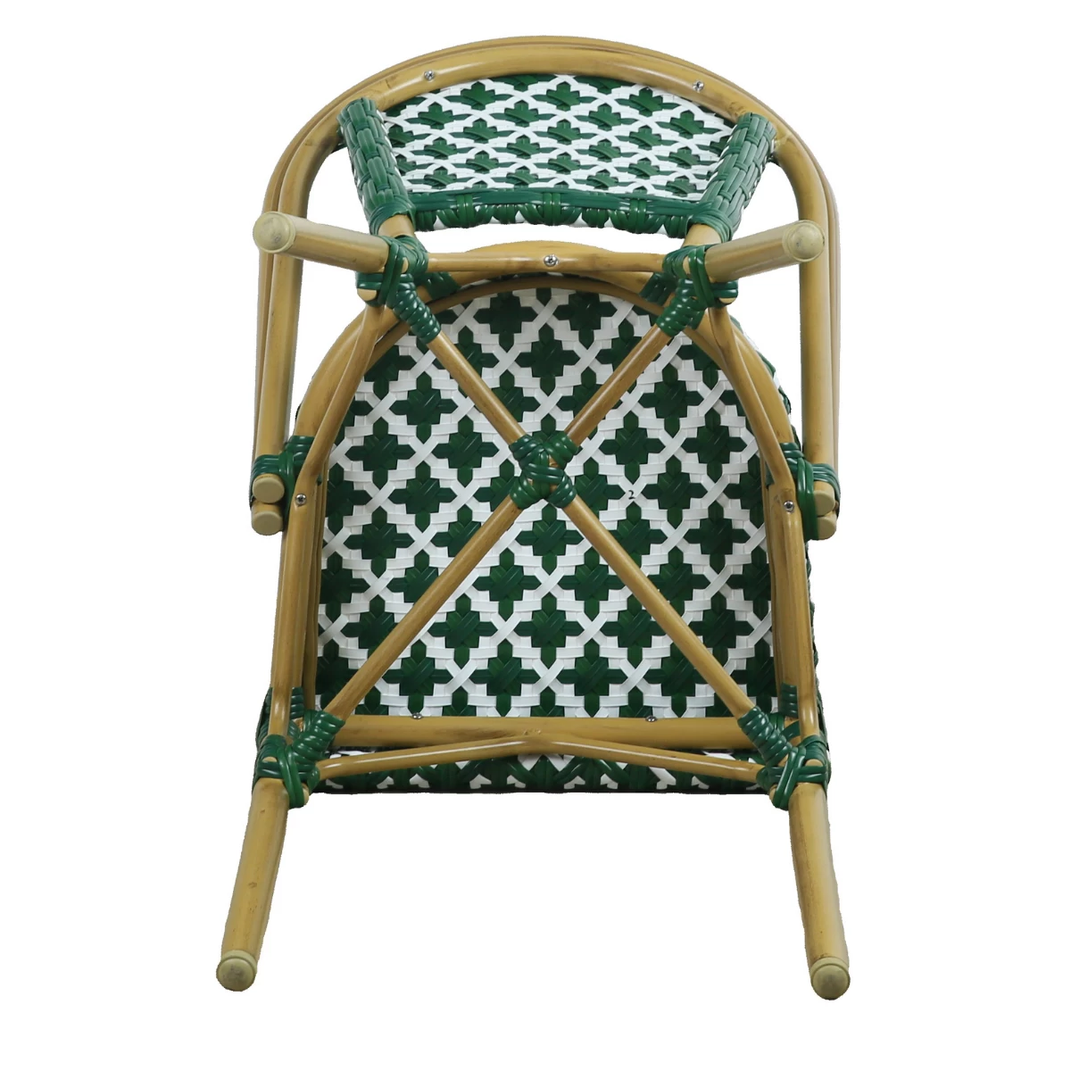 Lana Green Outdoor Dining Chair Set 6 Lana Green Outdoor Dining Chair Set - Image 4