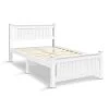 King Single Wooden Bed Frame – White 1 King Single Wooden Bed Frame – White -Furniture Shop WBED D 004KS 107 AB 00