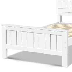 Artiss King Single Wooden Timber Bed Frame 15 Artiss King Single Wooden Timber Bed Frame -Furniture Shop WBED D S1 107 AB 06