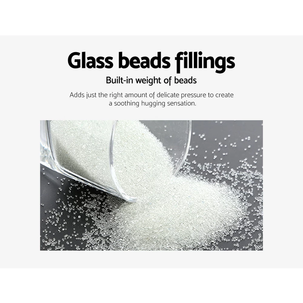 Giselle Bedding 7KG Cotton Weighted Gravity Blanket Deep Relax Adult 9 Giselle Bedding 7KG Cotton Weighted Gravity Blanket Deep Relax Adult - Image 7