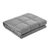 Giselle Bedding 7KG Cotton Weighted Gravity Blanket Relaxing Calming Adult Light Grey -Furniture Shop WBLANKET CT 7KG LGY 00