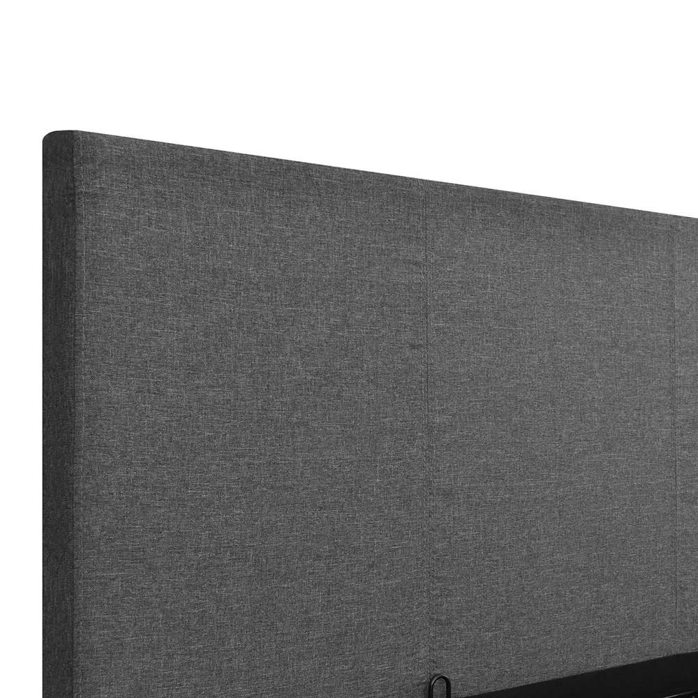 Artiss Double Size Fabric And Wood Bed Frame Headborad – Grey 9 Artiss Double Size Fabric And Wood Bed Frame Headborad – Grey - Image 7