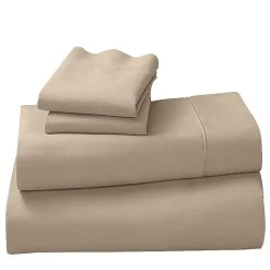 Linen Cotton Microfibre 1000TC 4pc Queen Sheet Set