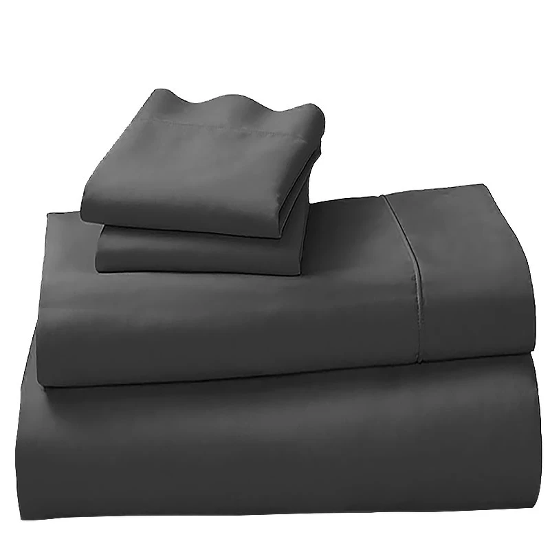 Pewter Cotton Microfibre 1000TC 4pc King Sheet Set 3 Pewter Cotton Microfibre 1000TC 4pc King Sheet Set