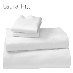 Cotton Microfibre 1000TC 4pc King Sheet Set – White