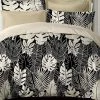 Queen Size Dex Black And White Fruit Salad Plant Quilt Cover Set (3PCS) -Furniture Shop ds lp0131q1