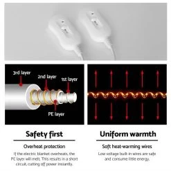 Giselle Bedding 3 Setting Fully Fitted Electric Blanket – Queen 13 Giselle Bedding 3 Setting Fully Fitted Electric Blanket – Queen -Furniture Shop eb poly mc q 04