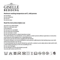 Giselle Bedding 3 Setting Fully Fitted Electric Blanket – Single -Furniture Shop eb poly mc s 06