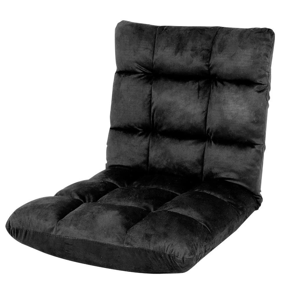 Adjustable Cushioned Floor Gaming Lounge Chair 100 X 50 X 12cm – Black 3 Adjustable Cushioned Floor Gaming Lounge Chair 100 X 50 X 12cm – Black
