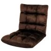 Adjustable Cushioned Floor Gaming Lounge Chair 100 X 50 X 12cm – Brown -Furniture Shop fcr qlg 809 brn 1