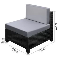 Gardeon 6 Piece Outdoor Wicker Sofa Set – Black -Furniture Shop ff monaco bk abcd 02