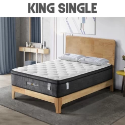 Eurotop Mattress 5 Zone Pocket Spring Latex Foam 34cm – King Single 27 Eurotop Mattress 5 Zone Pocket Spring Latex Foam 34cm – King Single -Furniture Shop ksg 2
