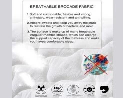 Cooling Gel Seven-Zone Hybrid Tri-Foam Spring Euro Mattress King -Furniture Shop matt 30 euro top k 5 7