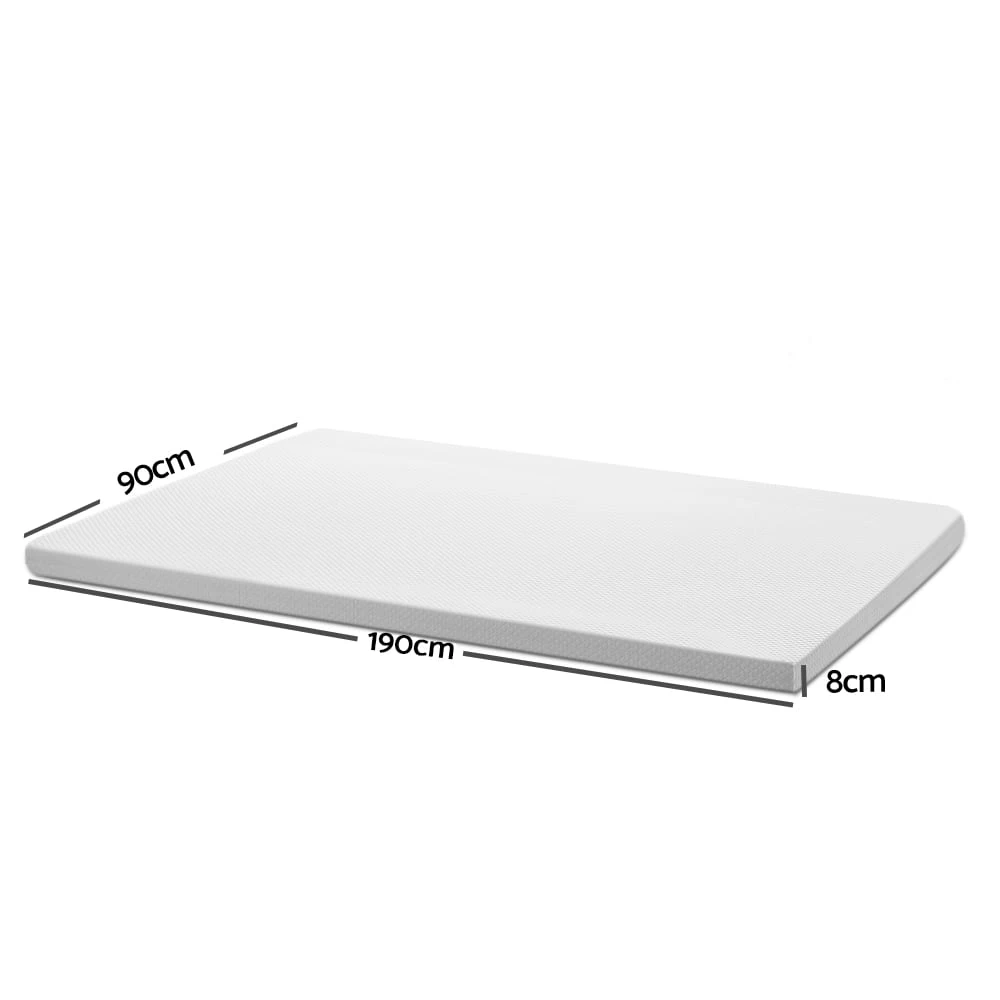 Single Size Memory Foam Mattress Topper 4 Single Size Memory Foam Mattress Topper - Image 2