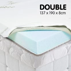 Cool GEL Memory Foam Mattress Topper – Double -Furniture Shop mts top gel db 1