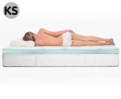 Cool GEL Memory Foam Mattress Topper – King Single