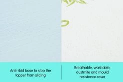 Cool GEL Memory Foam Mattress Topper – Queen 13 Cool GEL Memory Foam Mattress Topper – Queen -Furniture Shop mts top gel qn 4