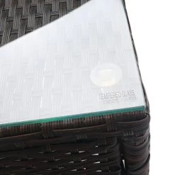 Gardeon 3 Piece Wicker Outdoor Furniture Set – Brown 16 Gardeon 3 Piece Wicker Outdoor Furniture Set – Brown -Furniture Shop odf bistro rattan br 06