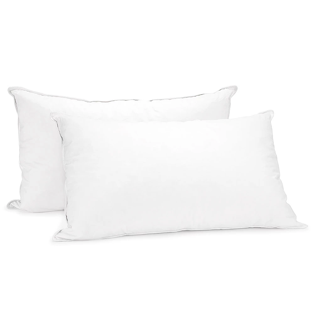 Duck Down Feather Pillow Twin Set – 1.3kg 3 Duck Down Feather Pillow Twin Set – 1.3kg