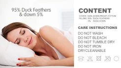 Duck Down Feather Pillow Twin Set – 1.3kg 11 Duck Down Feather Pillow Twin Set – 1.3kg -Furniture Shop rcdd pill f2
