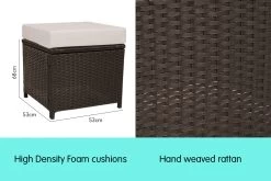 9pc PE Rattan Cube Dining Garden Set – Brown 10 9pc PE Rattan Cube Dining Garden Set – Brown -Furniture Shop rta asa 929 9pc bw f 3a