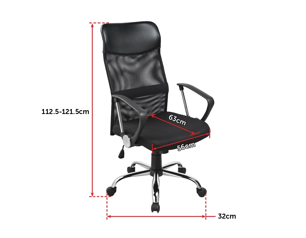 Ergonomic Mesh PU Leather Office Chair 10 Ergonomic Mesh PU Leather Office Chair - Image 8
