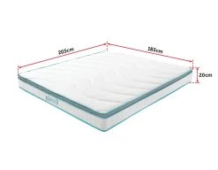 Palermo King 20cm Memory Foam And Innerspring Hybrid Mattress -Furniture Shop v63 821851 05 3